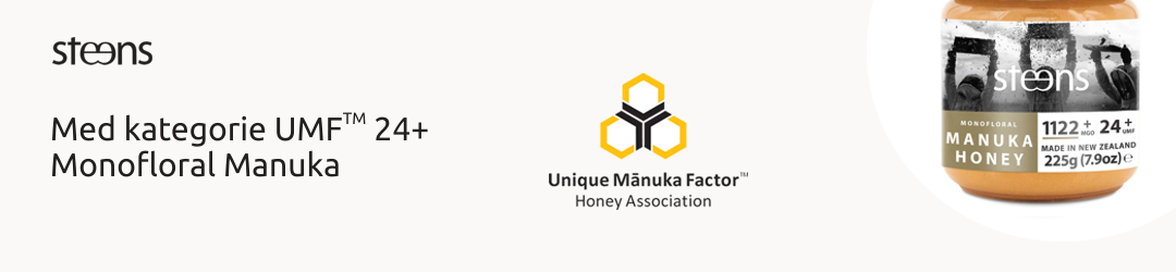 Med kategorie UMF 24+ Monofloral Manuka.