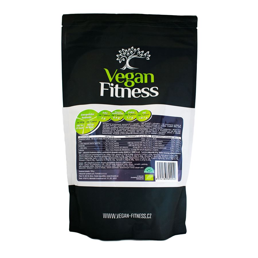 Vegan Fitness Mandlový Protein BIO 750g