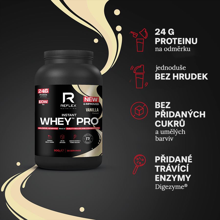 Reflex Nutrition Instant Whey PRO 900g vanilka