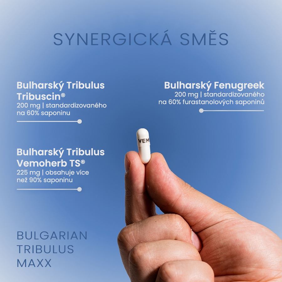 VemoHerb Tribulus Terrestris MAXX 60 kapslí SK