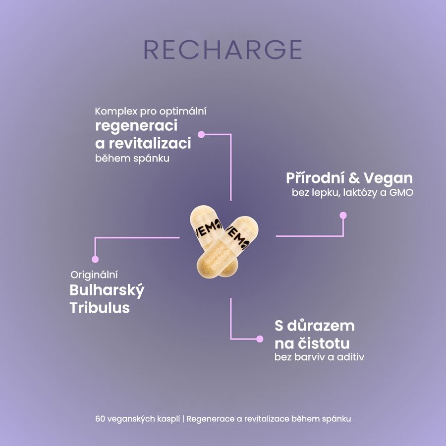 VemoHerb Recharge 60 kapslí