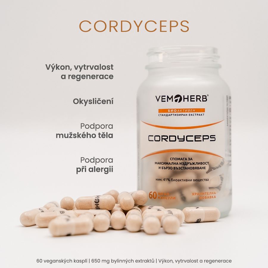 VemoHerb Cordyceps CS-4 60 kapslí