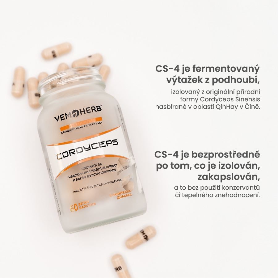 VemoHerb Cordyceps CS-4 60 kapslí