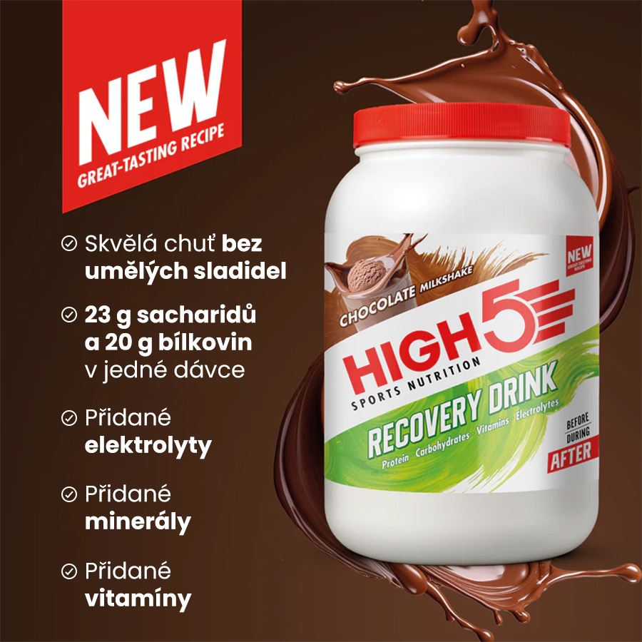 High5 Recovery Drink 1,6 kg čokoláda