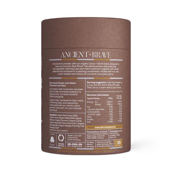 ANCIENT and BRAVE Cacao + Reishi 250 g