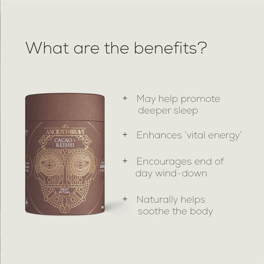 ANCIENT and BRAVE Cacao + Reishi 250 g