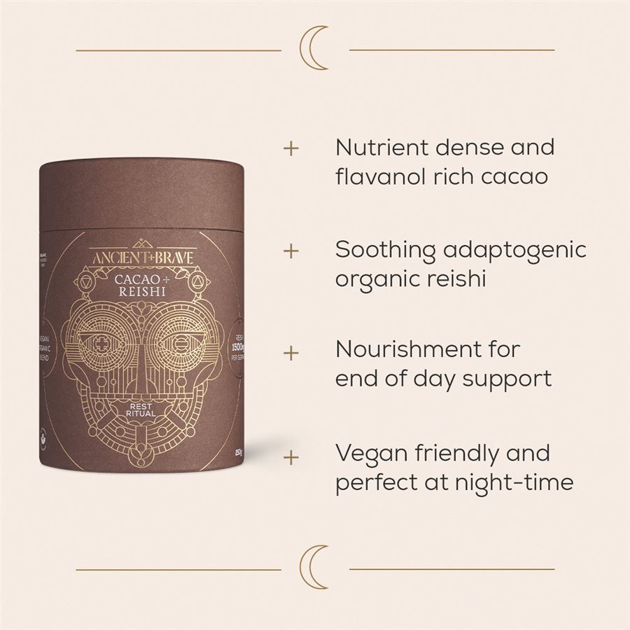 ANCIENT and BRAVE Cacao + Reishi 250 g