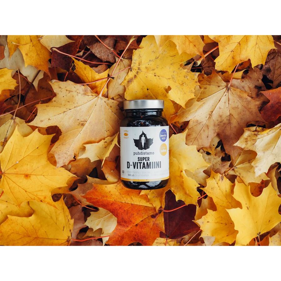 Puhdistamo Super Vitamin D 4000IU 60 kapslí SK