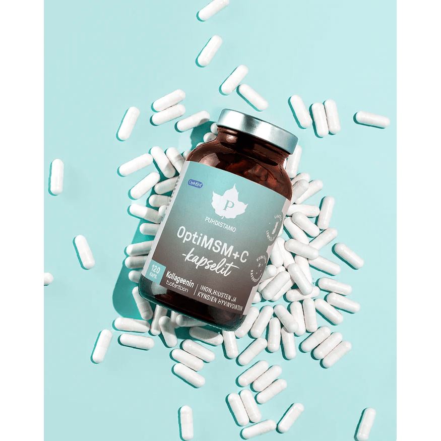 Puhdistamo OptiMSM+C 120 kapslí SK