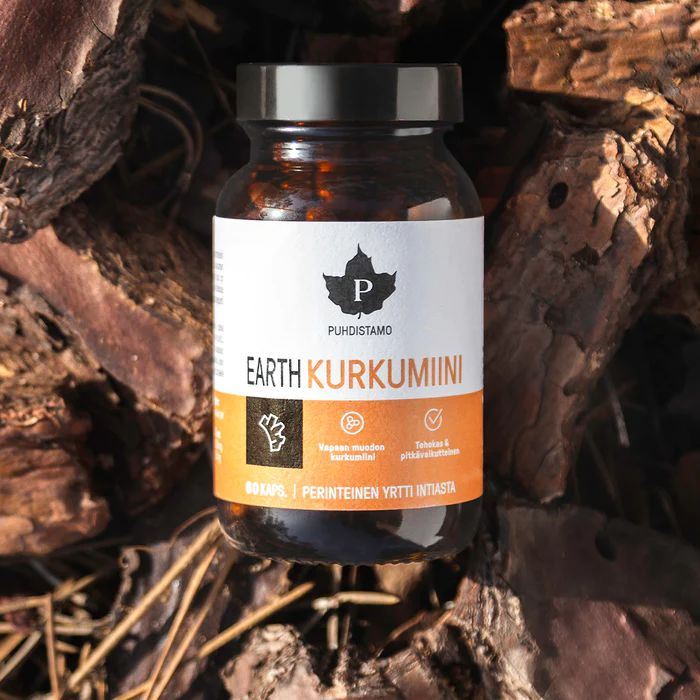 Puhdistamo Earth Kurkumiini 60 kapslí