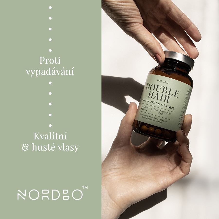 Nordbo Double Hair 60 kapslí (Vlasy)