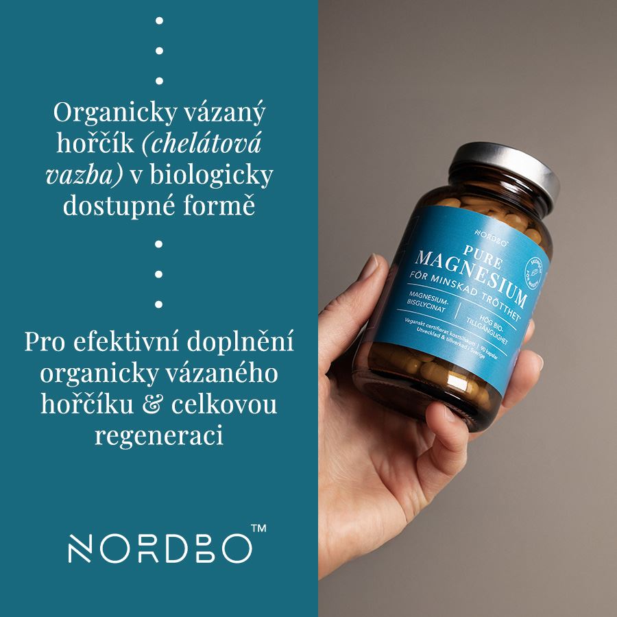 Nordbo Pure Magnesium 90 kapslí