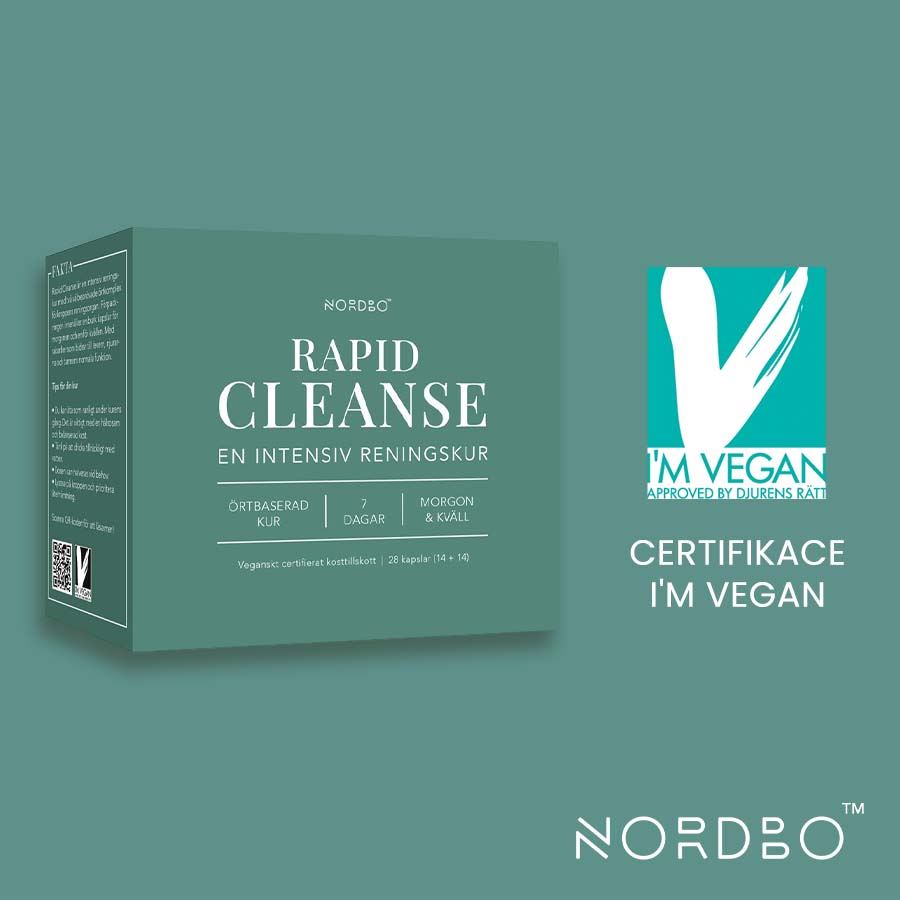Nordbo Rapid Cleanse 28 kapslí (Rychlý detox) SK