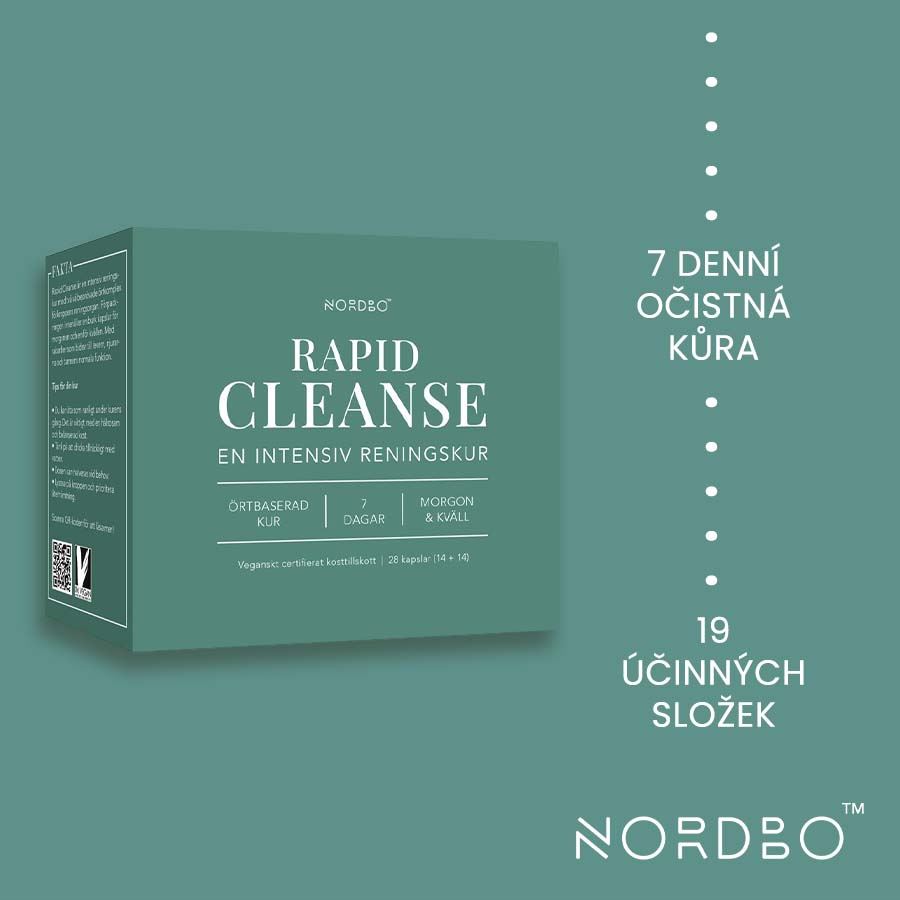 Nordbo Rapid Cleanse 28 kapslí (Rychlý detox) SK