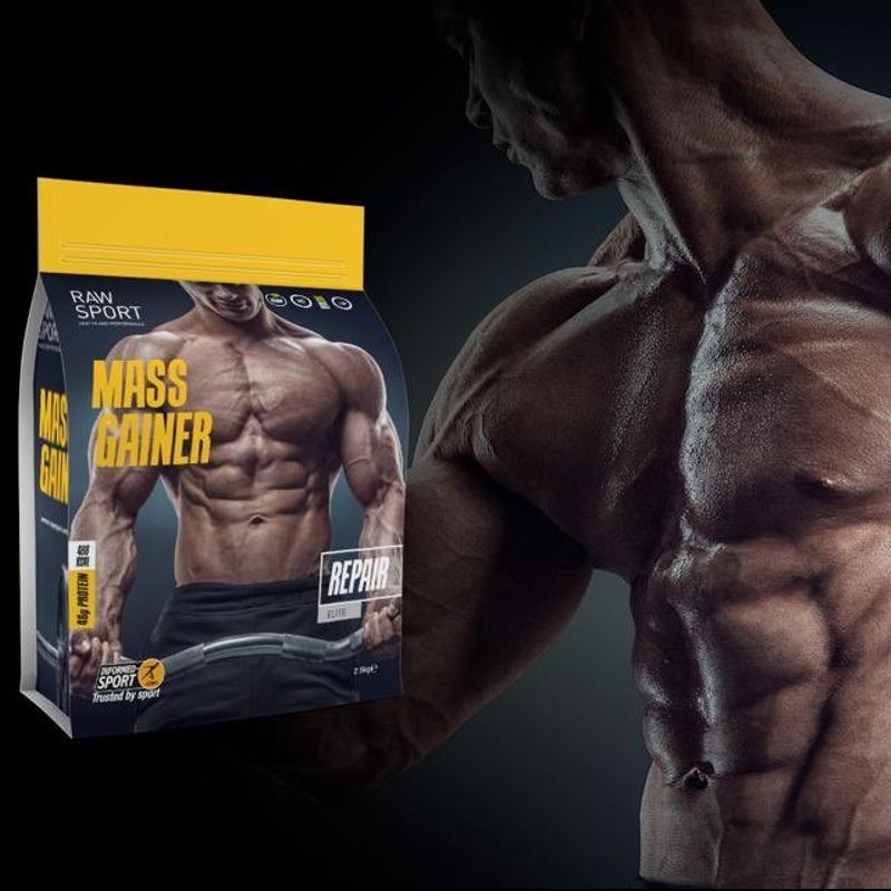 Raw Sport Elite Plant Mass Gainer 2,5kg vanilla
