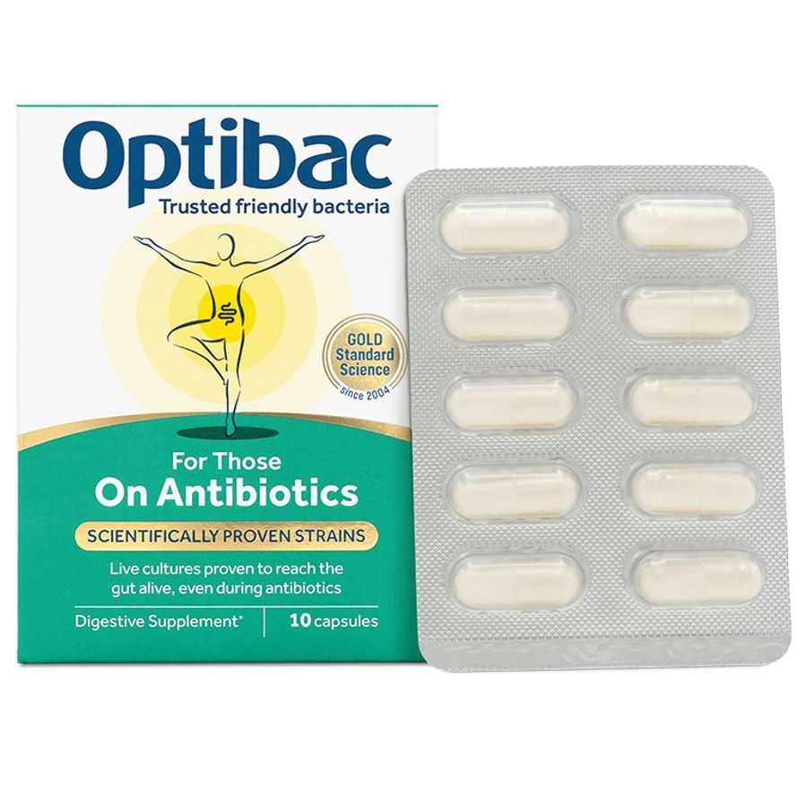 Optibac On Antibiotics (Probiotika při antibiotikách) 10 kapslí