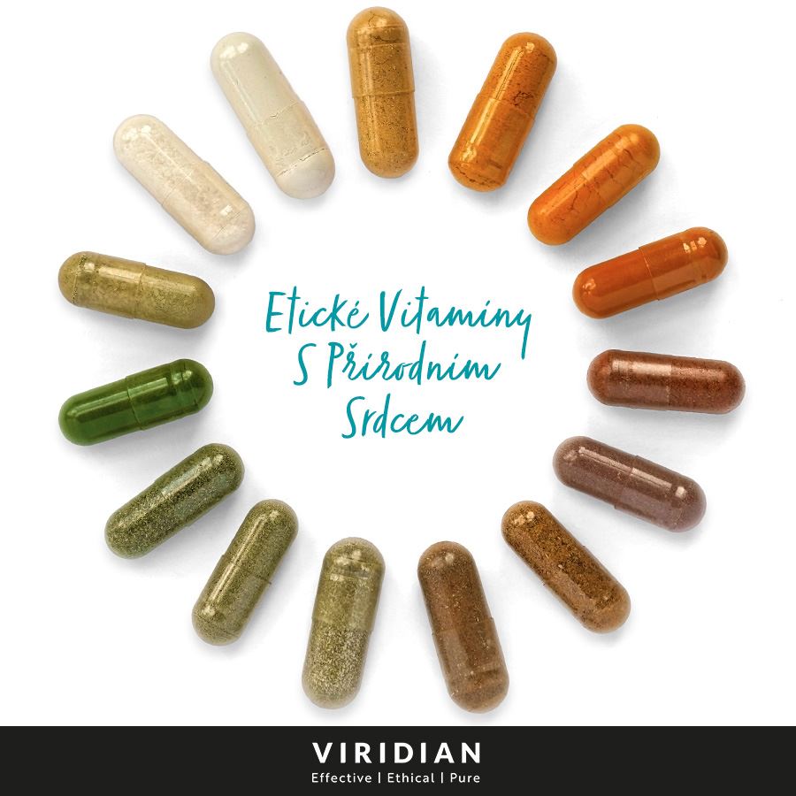 Viridian Nutrition Garlic 500mg 90 kapslí Organic (Česnek)