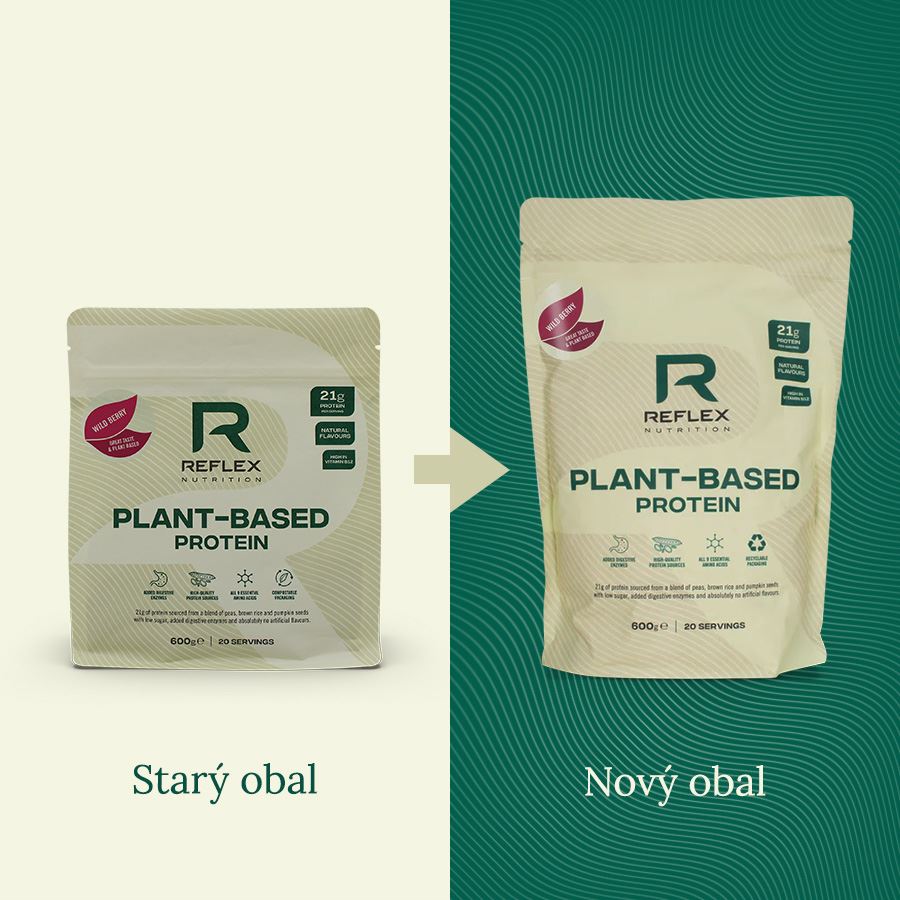 Reflex Nutrition Plant Based Protein 600g wild berry