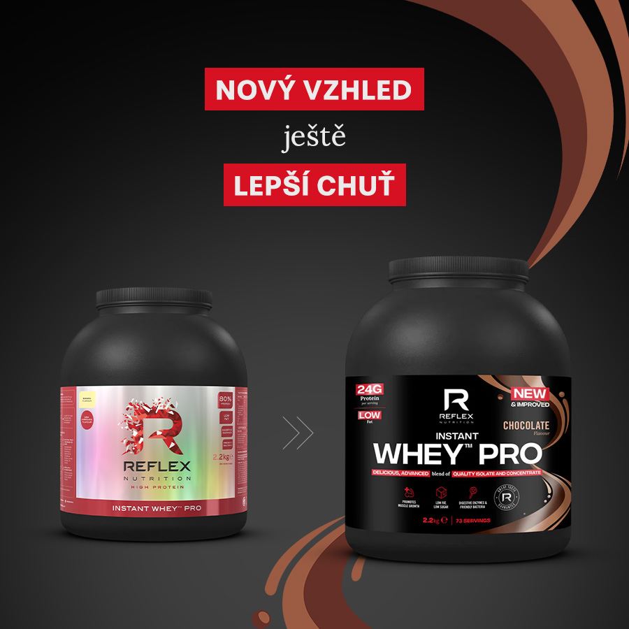 Reflex Nutrition Instant Whey PRO 2,2kg čokoláda + Magnesium 90 kapslí ZDARMA