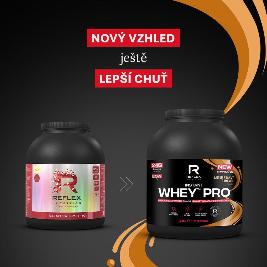 Reflex Nutrition Instant Whey PRO 2,2kg slaný arašídový karamel + Magnesium 90 kapslí ZDARMA