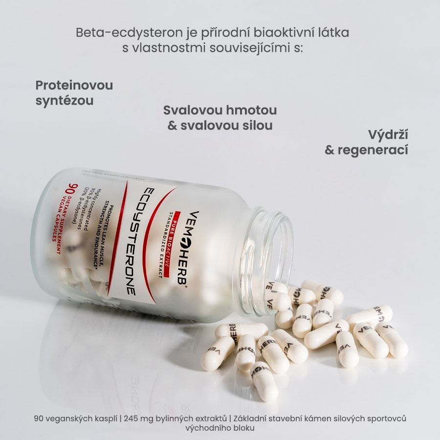 VemoHerb Beta Ecdysterone 95% 90 kapslí