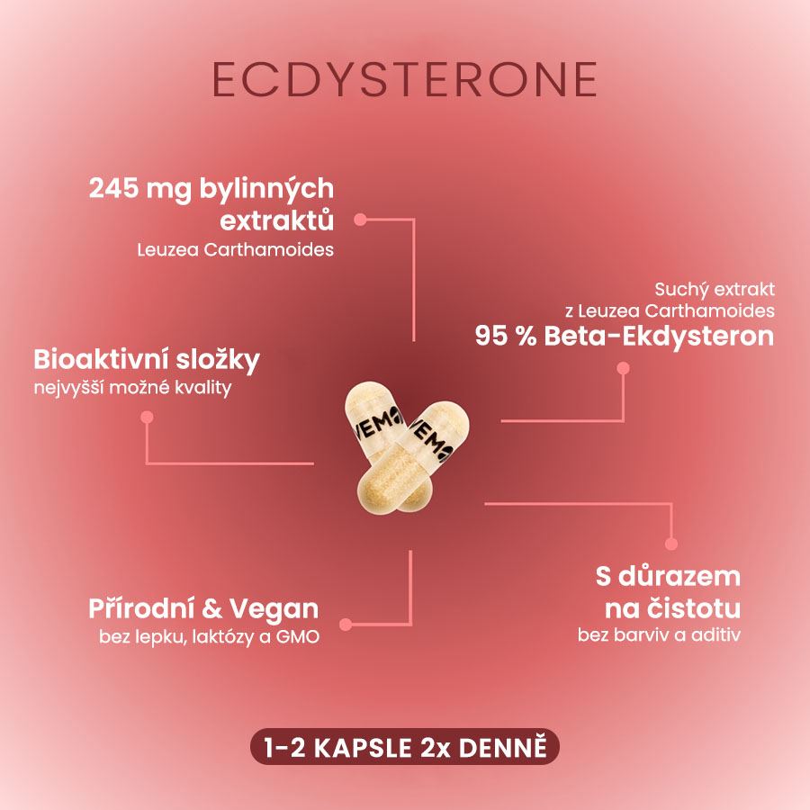 VemoHerb Beta Ecdysterone 95% 90 kapslí