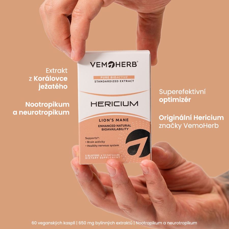 VemoHerb Hericium 60 kapslí