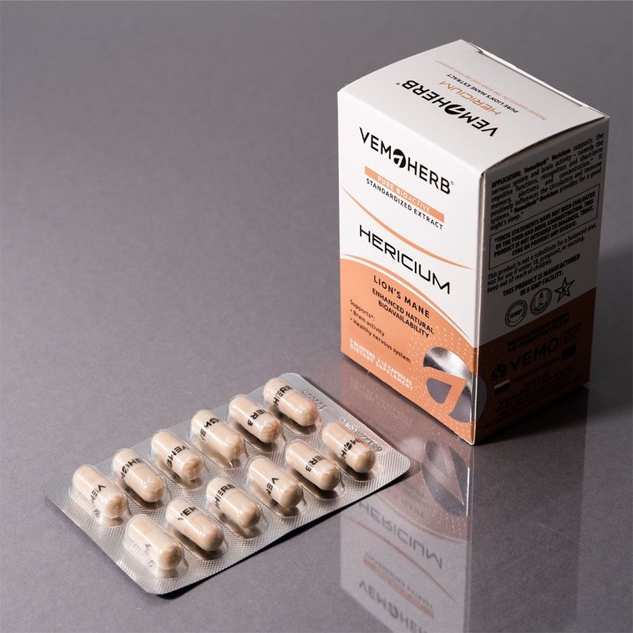VemoHerb Hericium 60 kapslí