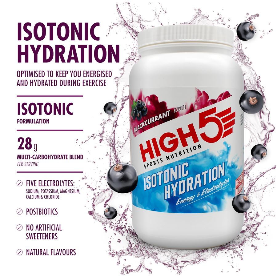 High5 Isotonic Hydration 1,23kg černý rybíz