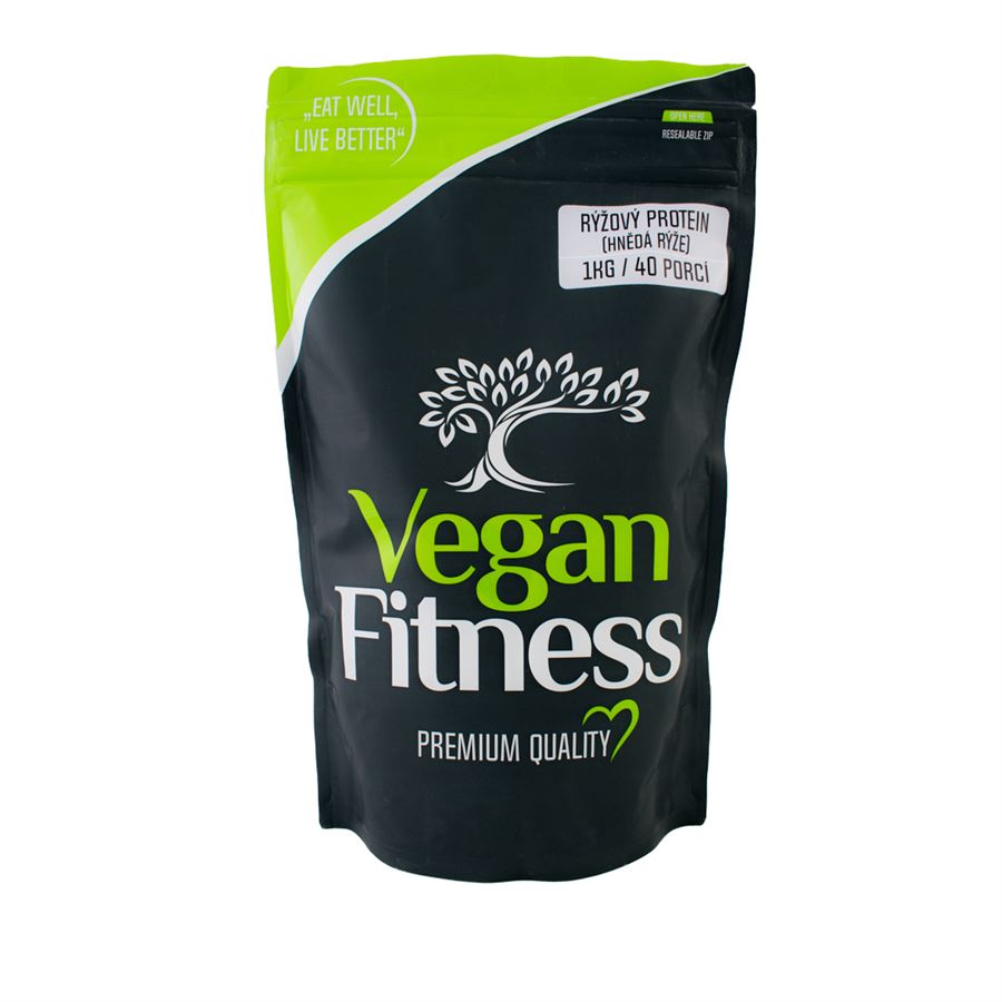 Vegan Fitness Rýžový Protein 1kg (hnědá rýže)