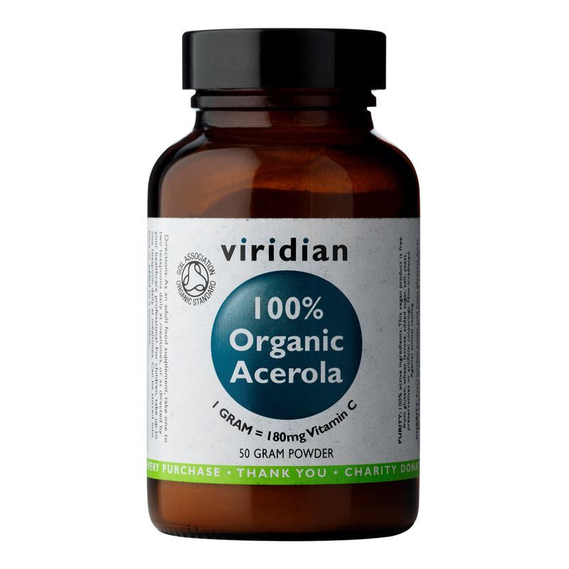 Viridian Acerola 50g Organic (Malpígie Bio)