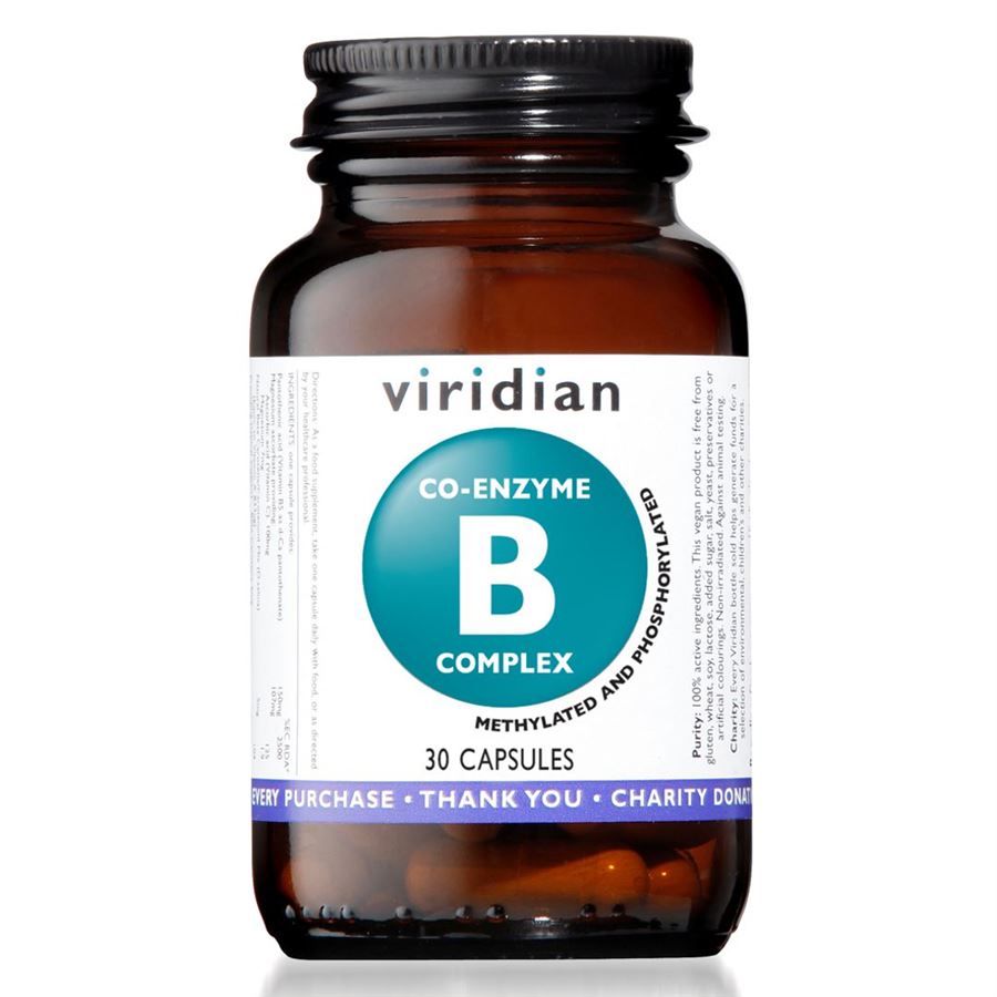 Viridian Coenzyme B Complex 30kapslí
