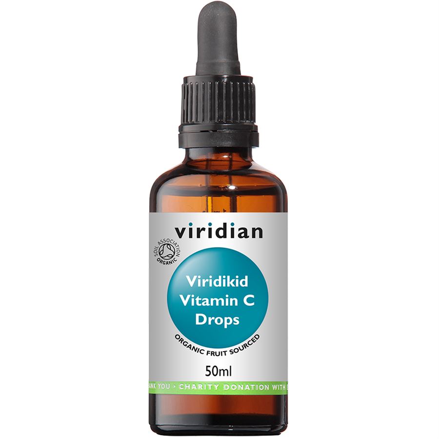 Viridian Viridikid Vitamin C drops 50ml Organic