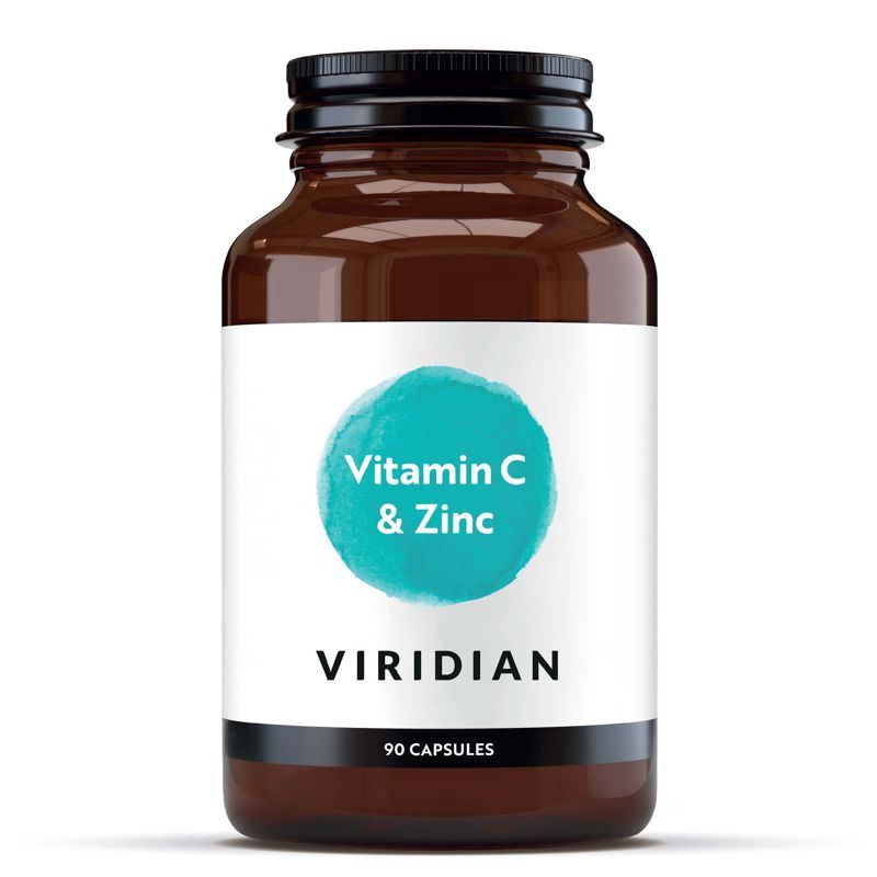 Viridian Vitamin C 500mg + Zinc 90 kapslí