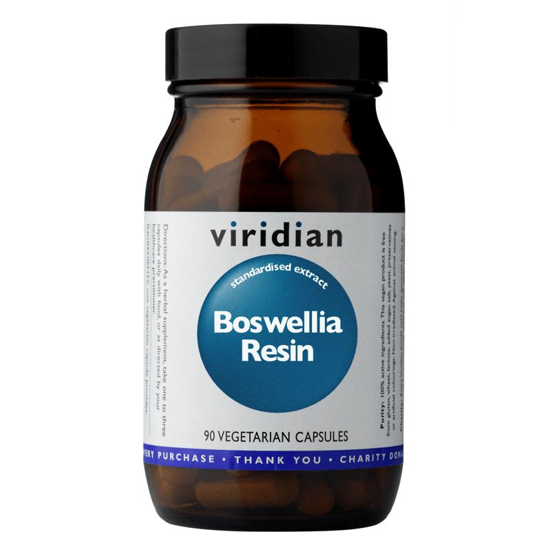 Viridian Boswellia Resin 90 kapslí (Pryskyřice kadidlovníku)