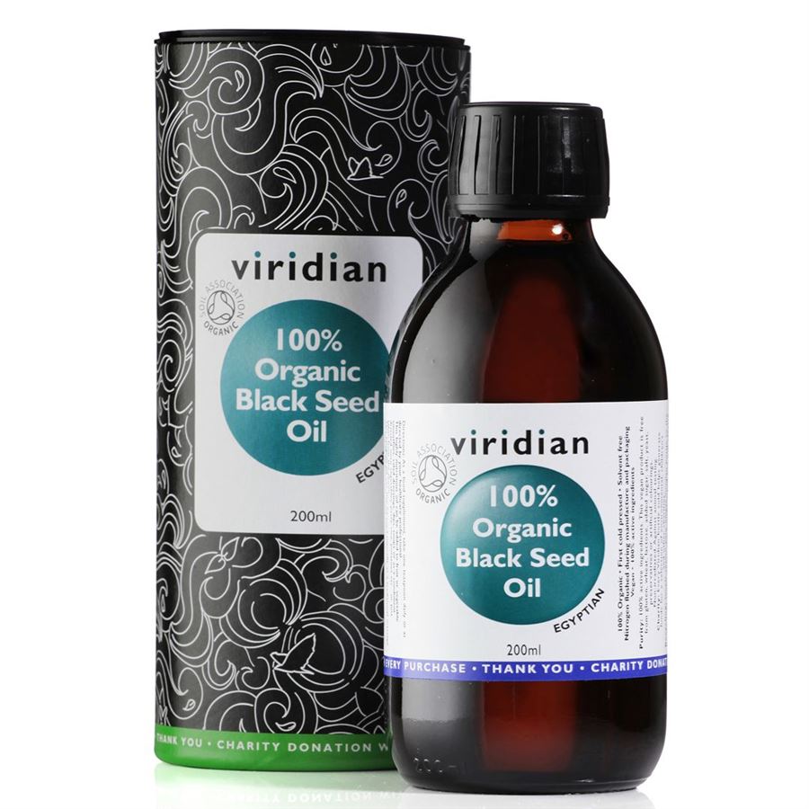 Black Seed Oil 200ml Organic (Bio olej z egyptského černého kmínu)