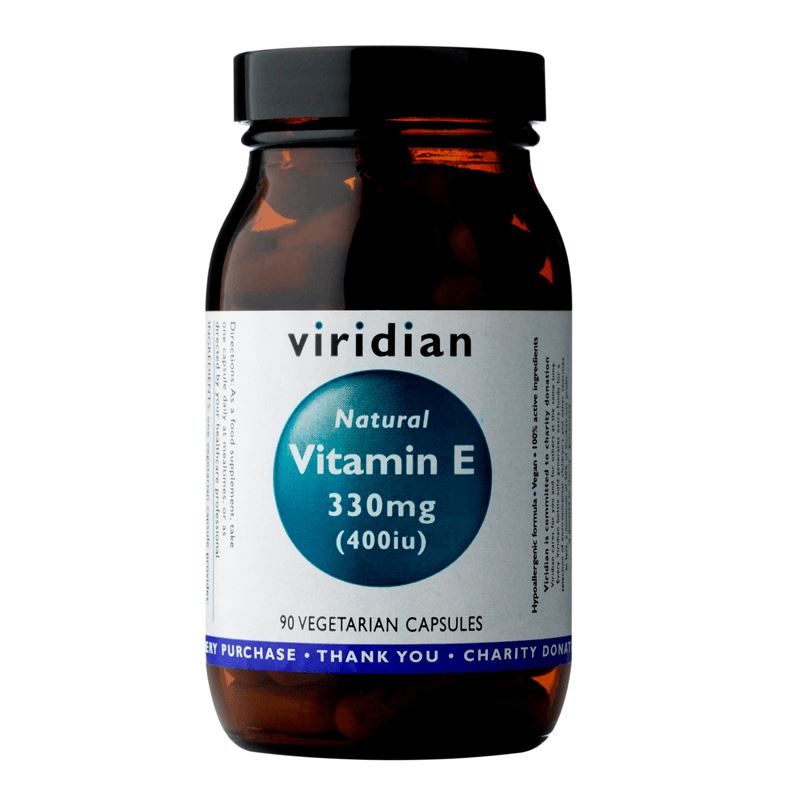 Viridian Vitamin E 330mg 400iu 90 kapslí