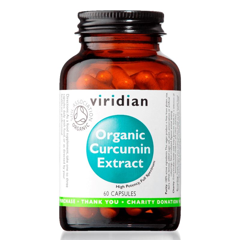 Curcumin Extract 60 kapslí Organic (Kurkumin)