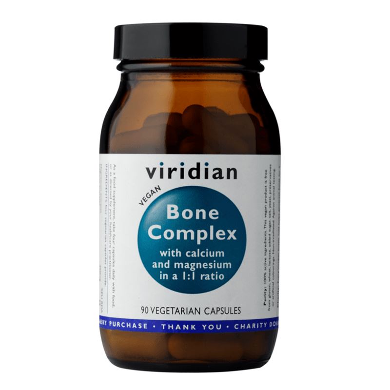 Viridian Bone Complex 90kapslí (Vápník a hořčík v poměru 1:1)