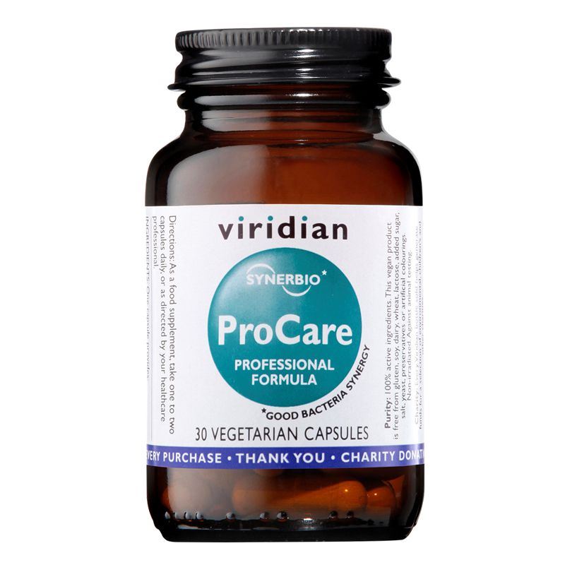 Viridian Synerbio ProCare 30 kapslí (Probiotikum)