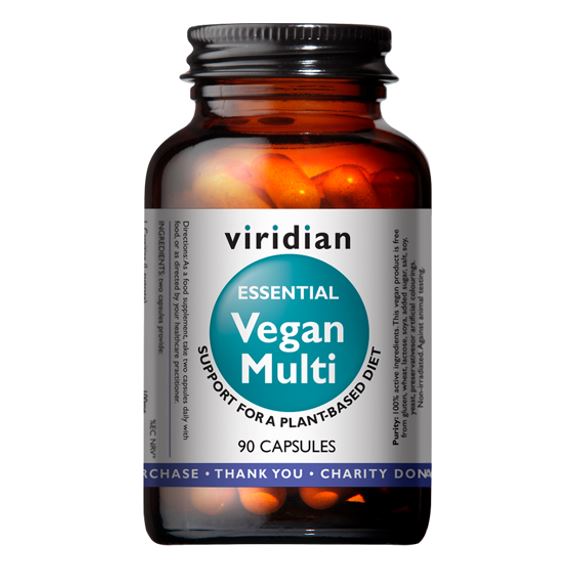 Viridian Vegan Multi 90 kapslí (Multivitamín pro vegany)