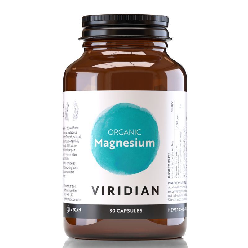 Viridian Magnesium 30 kapslí Organic