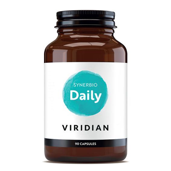 Viridian Synerbio Daily 90 kapslí (Směs probiotik a prebiotik)