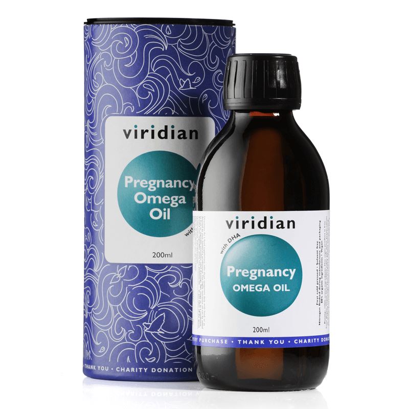 Viridian Pregnancy Omega Oil 200ml (Směs olejů pro těhotné poskytující omega 3, 6 a 9)