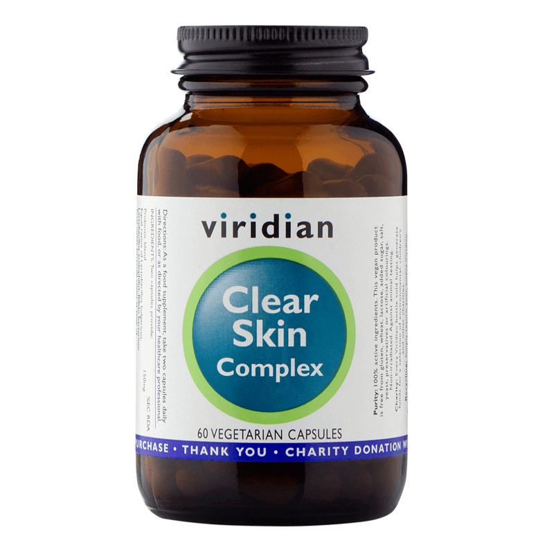 Viridian Clear Skin Complex 60 kapslí (Přírodní péče o pleť)