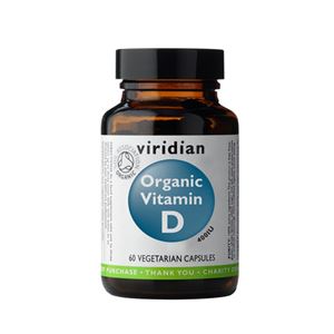Viridian Vitamin D 60 kapslí Organic