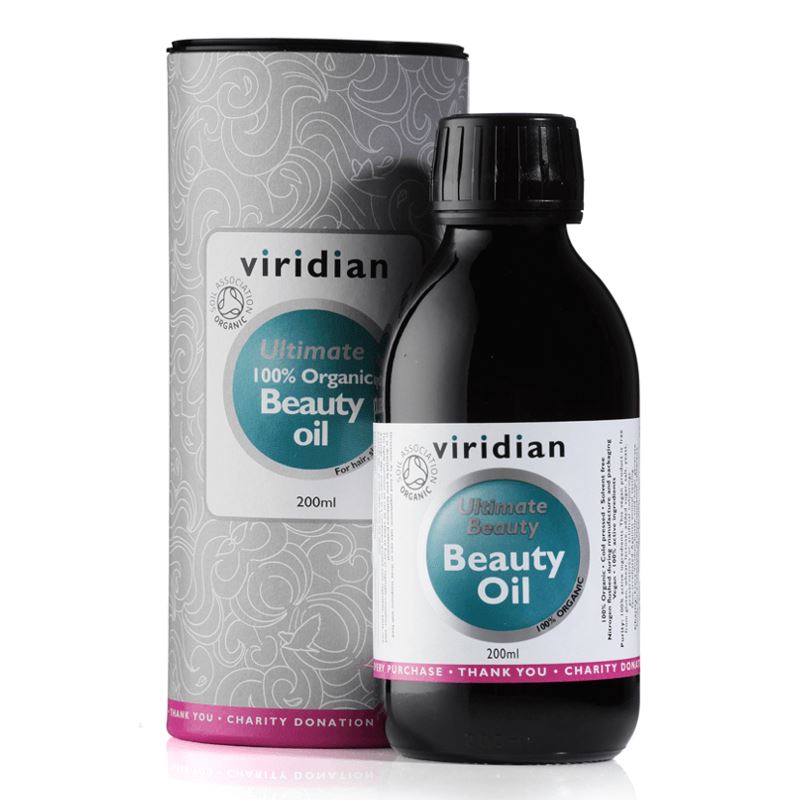 Viridian Beauty Oil 200ml Organic (Olej pro péči o vzhled)