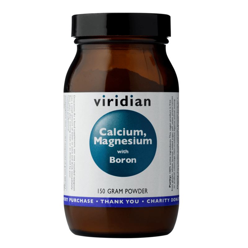Viridian Calcium Magnesium with Boron Powder 150g (Vápník, hořčík a bór)