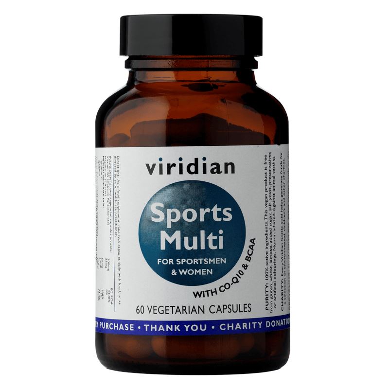 Viridian Sports Multi 60 kapslí (Vitamíny, minerály a rostlinné extrakty)