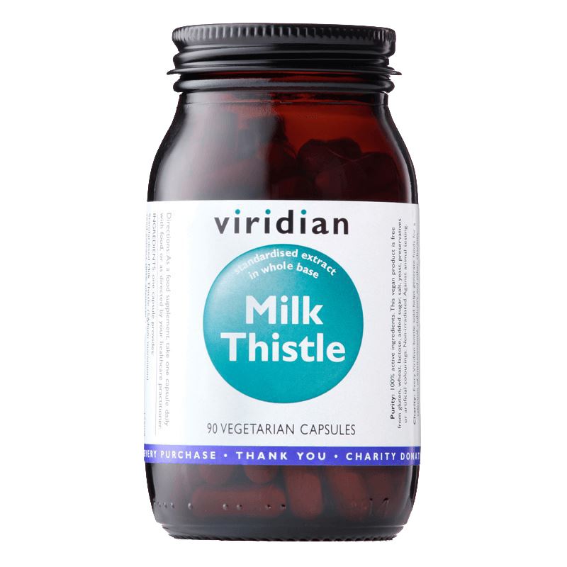 Viridian Milk Thistle 90 kapslí (Ostropestřec mariánský)